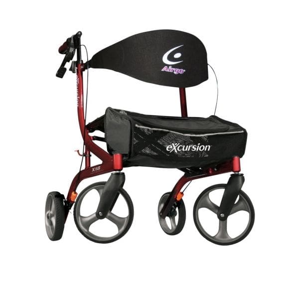 Drive, Airgo eXcursion 18" Lightweight Side-fold Rollator, 700-927