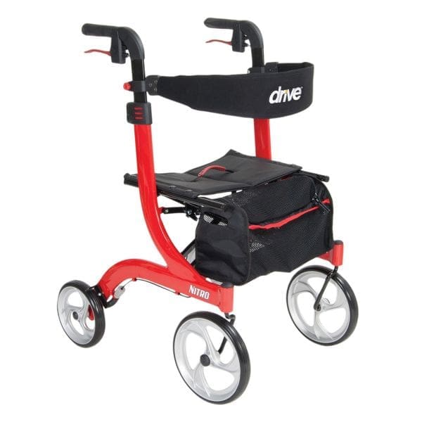 Drive, Nitro Aluminum Rollator, 10" Casters, RTL10266