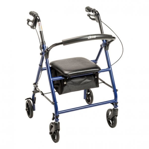 Drive, Steel Rollator with 6” Wheels, Knockdown, R800KD