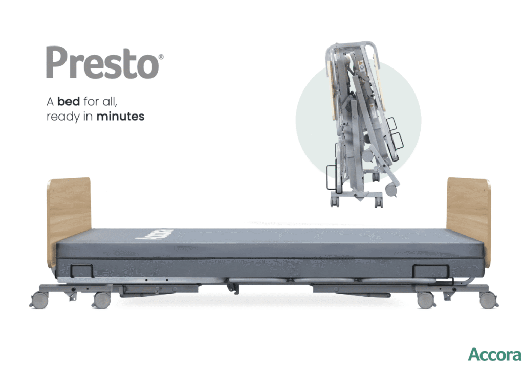 Presto Homecare Bed – Hi-Low Adjustable | Accora