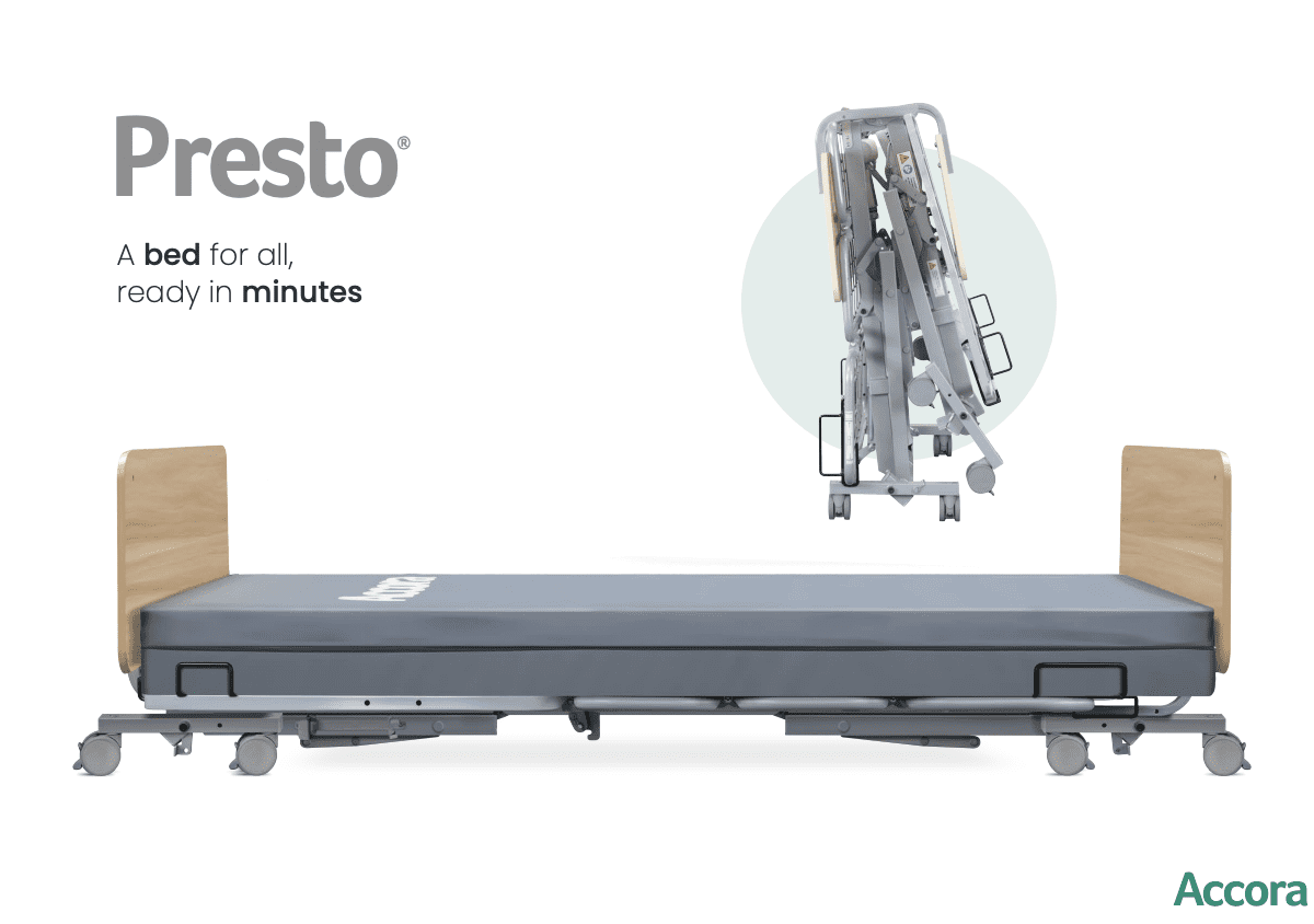 Presto Homecare Bed – Hi-Low Adjustable | Accora
