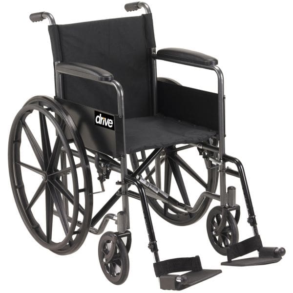 Drive, Silver Sport 1 Wheelchair, SSP118FA-SF