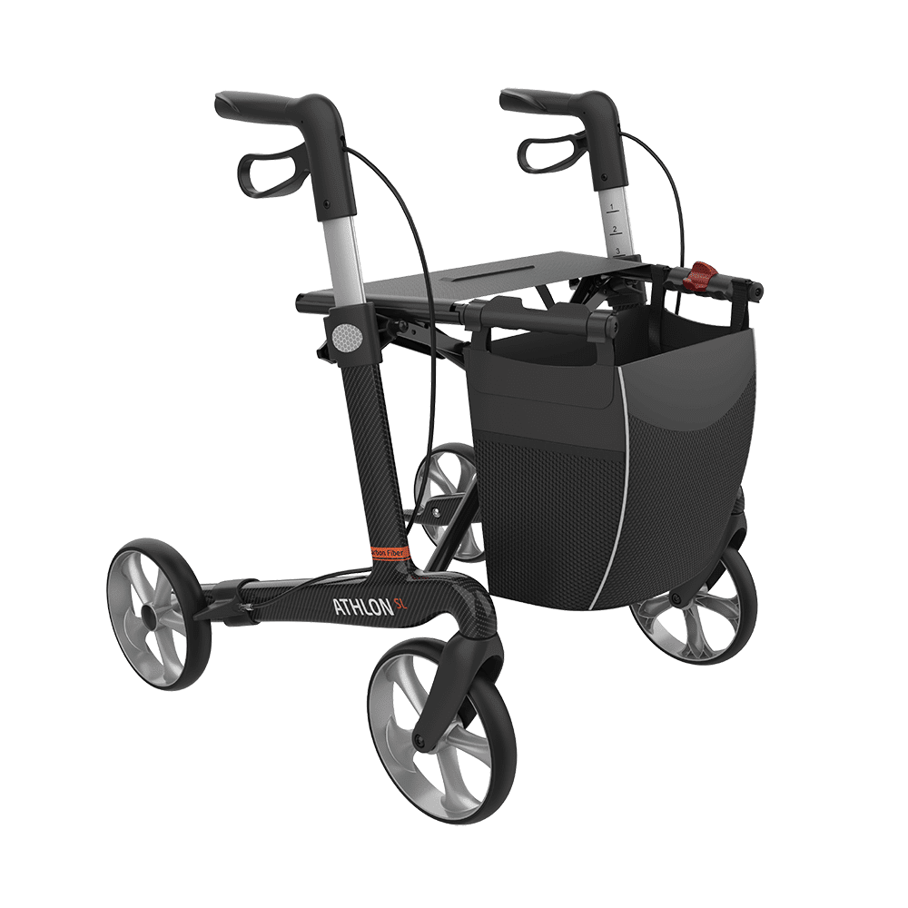 REHASENSE, ATHLON SL Medium Super Light Premium CF Rollator