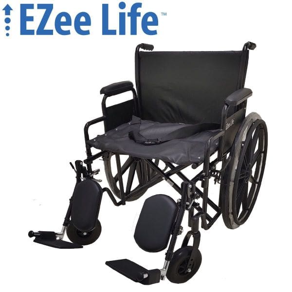 EZee Life, Bariatric 24" Wheelchair - 500lb Capacity