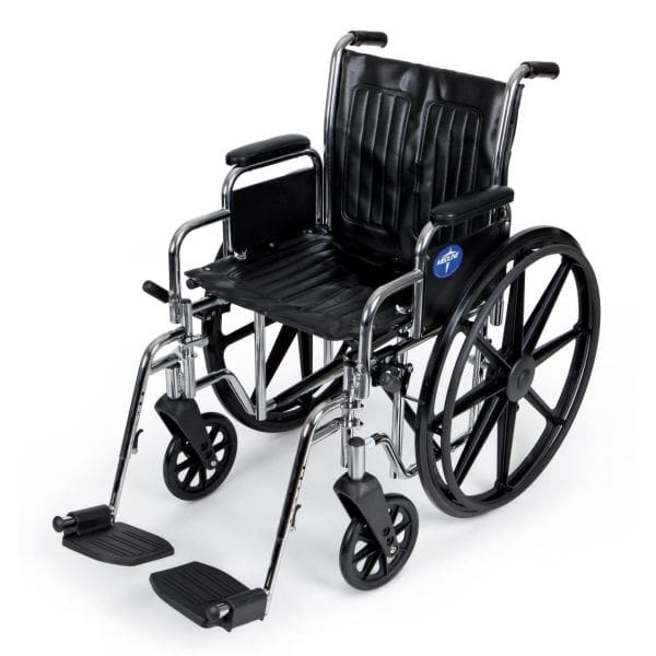 Medline, Excel 2000 Series Wheelchairs with Desk-Length Removable Arms, MDS806250