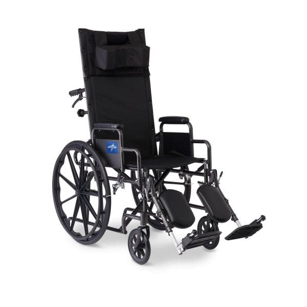 Medline, Guardian Desk-Length Armrest Reclining Wheelchair, KR168N21E