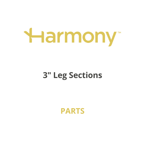 Harmony, 3" Leg Sections (Set of 6), 3"SECTIONS