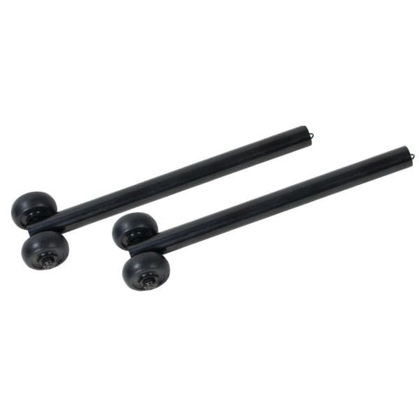 Drive, Silver Sport Rear Anti Tippers with Wheels, STDS833N