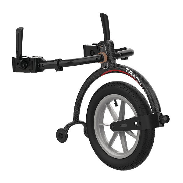 REHASENSE, Track Wheel - Double Arm, Carbon, 12'' for Wheelchair